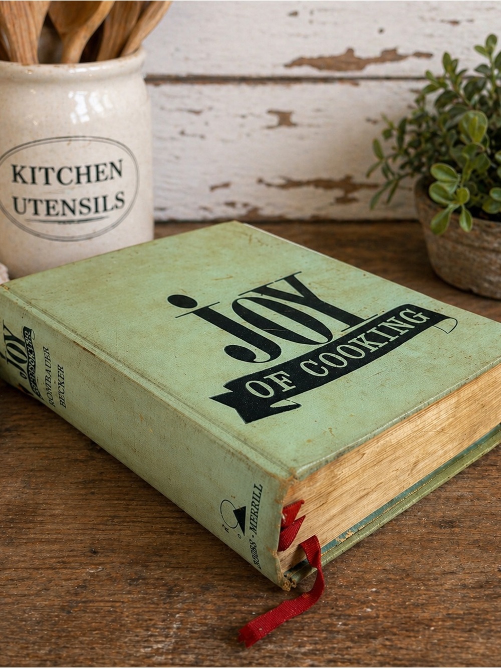 Joy of Cooking 1971 Printing Rombauer Becker Vintage Cookbook HC Rustic Kitchen